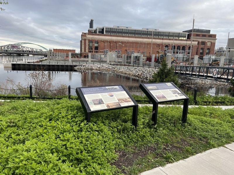 Central Wharf Shipping, Whaling, and Other Industries Marker image. Click for full size.
