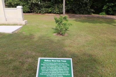 Belleau Wood Oak Trees Marker image. Click for full size.