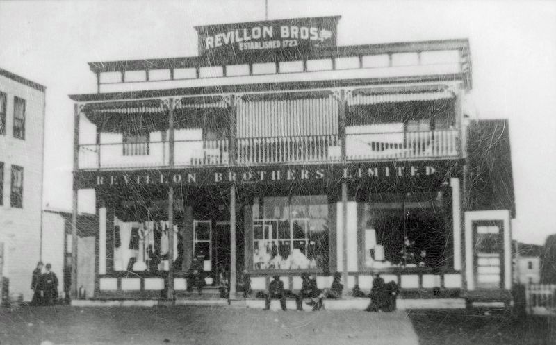 Marker detail: Revillon Brothers Store, 1910 image. Click for full size.