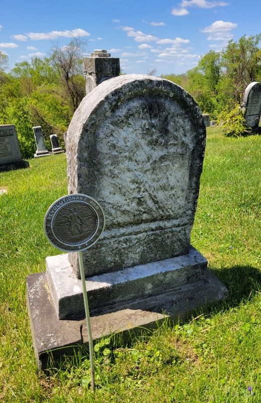 Grave of Revolutionary War Soldier<br>Thomas Ward image. Click for full size.