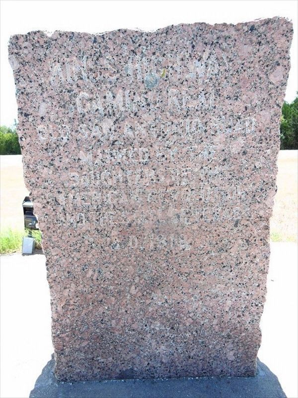 Kings Highway Camino Real � Old San Antonio Road Marker image. Click for full size.