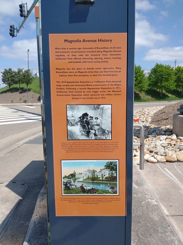 Magnolia Avenue History Marker image. Click for full size.