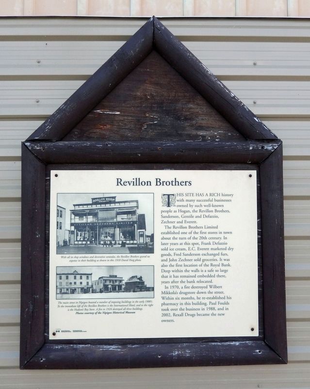 Revillon Brothers Marker image. Click for full size.