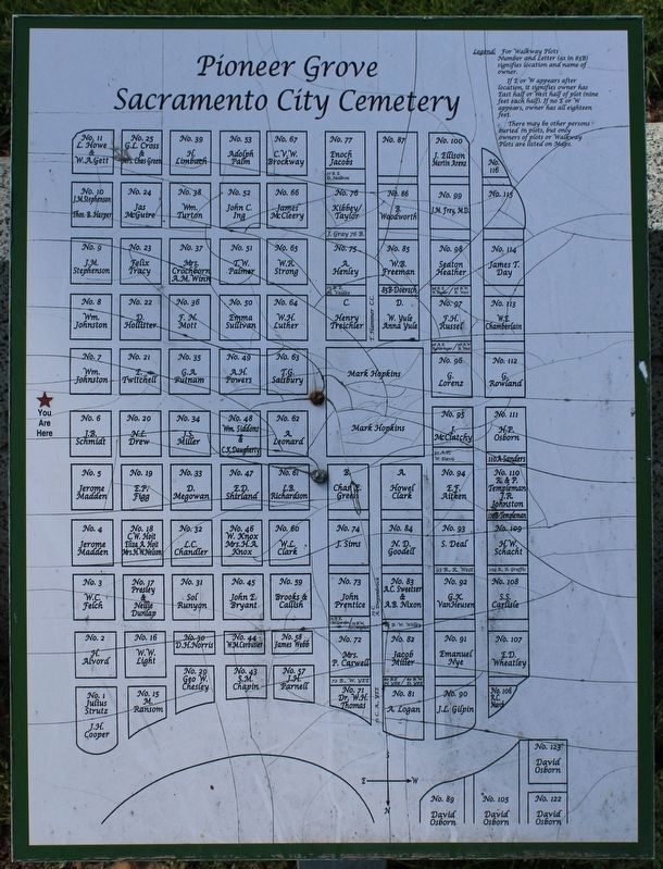 Plot Map Next to the Marker. Click for full size. Plot Map Next to the Marker image. Click for full size.