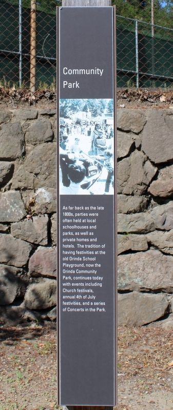 Community Park Marker. Click for full size. Community Park Marker image. Click for full size.