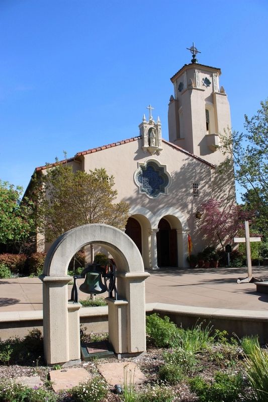 Santa Maria Church, Bell & Marker. Click for full size. Santa Maria Church, Bell & Marker image. Click for full size.