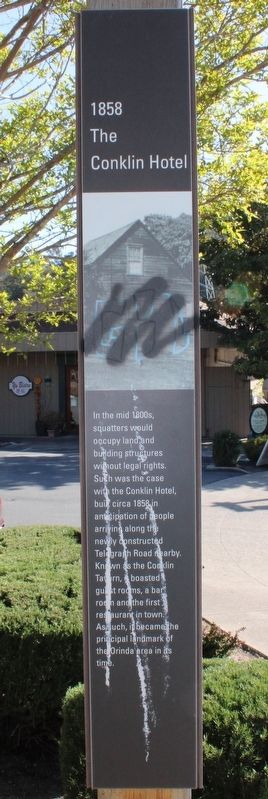 The Conklin Hotel Marker. Click for full size. The Conklin Hotel Marker image. Click for full size.