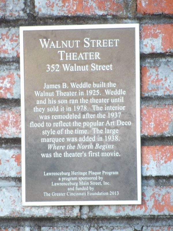 Walnut Street Theater Marker image. Click for full size.