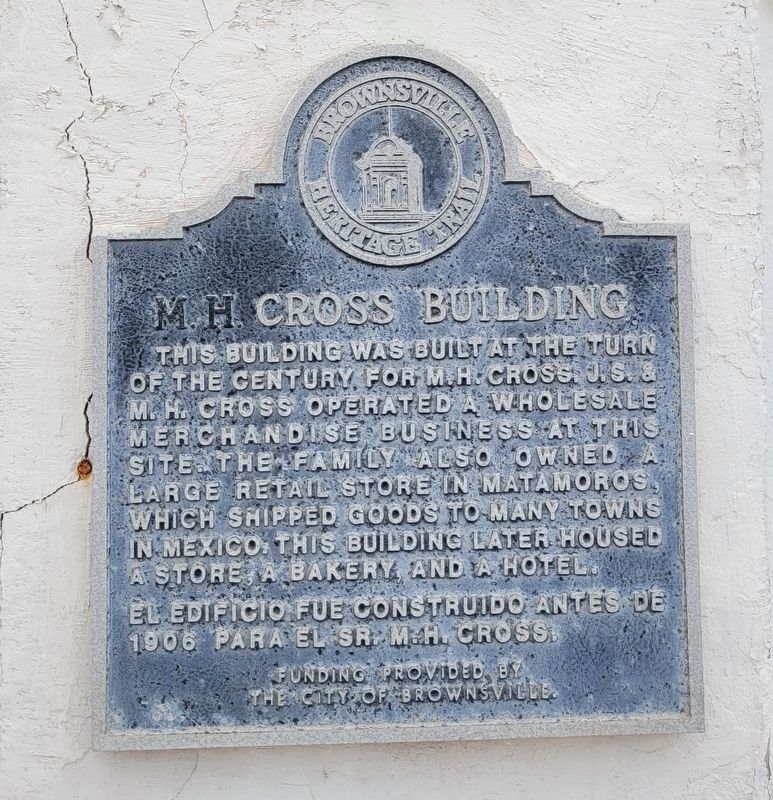 M.H. Cross Building Marker image. Click for full size.