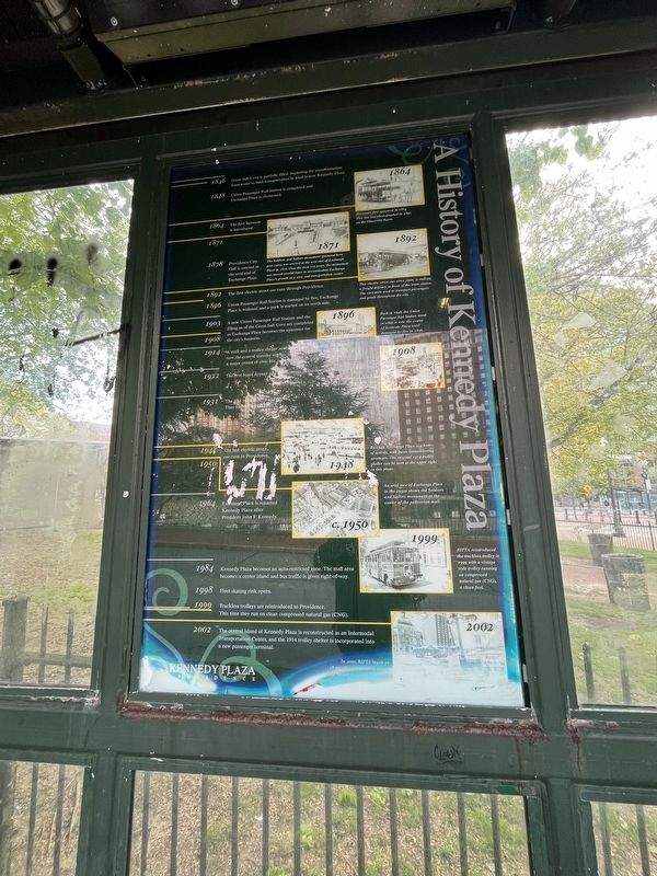 A History of Kennedy Plaza Marker. Click for full size. A History of Kennedy Plaza Marker image. Click for full size.