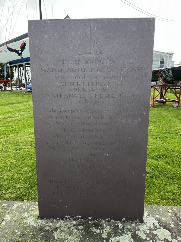 The Herreshoff Manufacturing Company Marker image. Click for full size.
