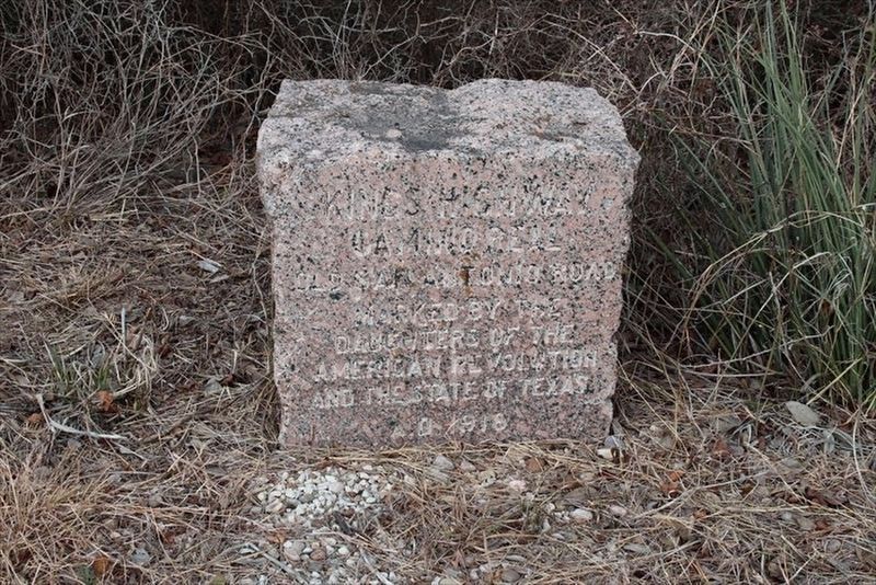 Kings Highway Camino Real Old San Antonio Road Marker. Click for full size. Kings Highway Camino Real Old San Antonio Road Marker image. Click for full size.