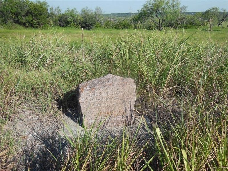 Kings Highway Camino Real Old San Antonio Road Marker. Click for full size. Kings Highway Camino Real Old San Antonio Road Marker image. Click for full size.