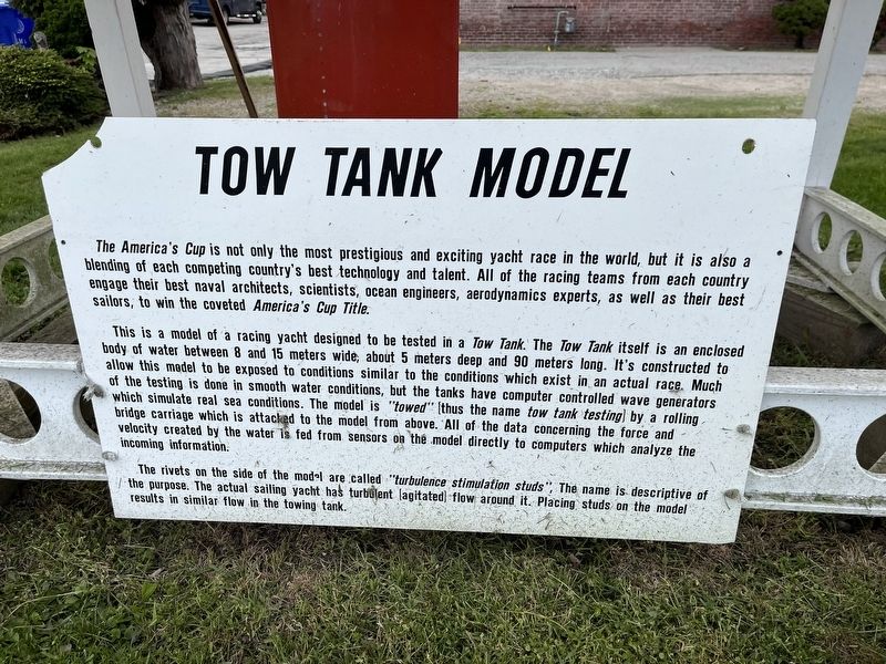 Tow Tank Model Marker image. Click for full size.