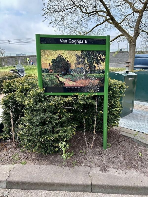 Van Goghpark sign. Click for full size. Van Goghpark sign image. Click for full size.