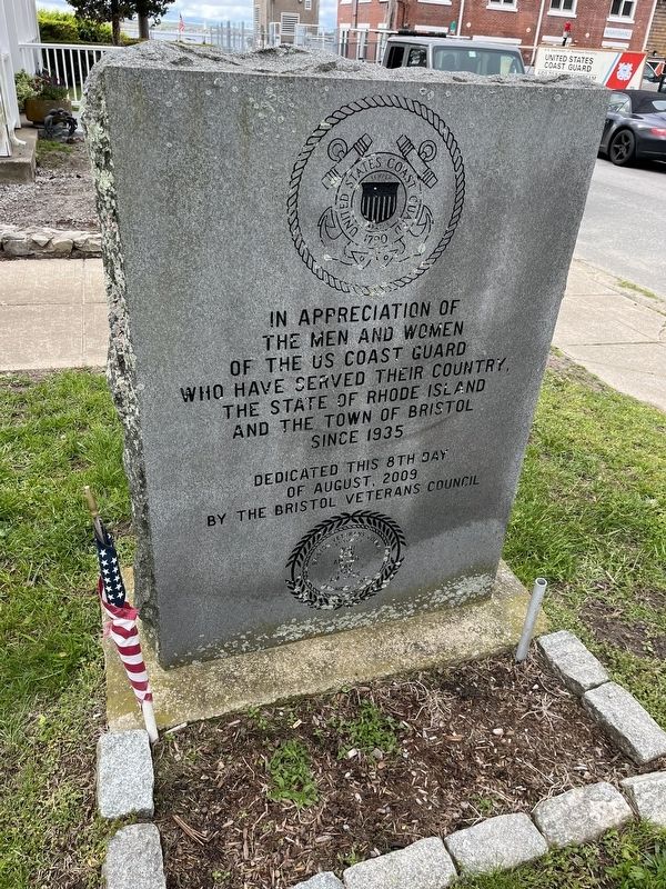 Coast Guard Memorial Marker. Click for full size. Coast Guard Memorial Marker image. Click for full size.