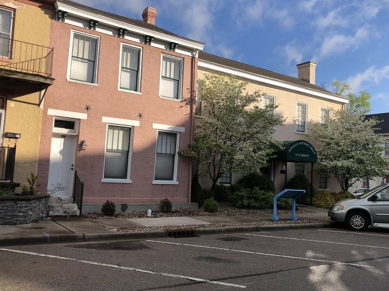 Rescued Row Houses Marker image. Click for full size.