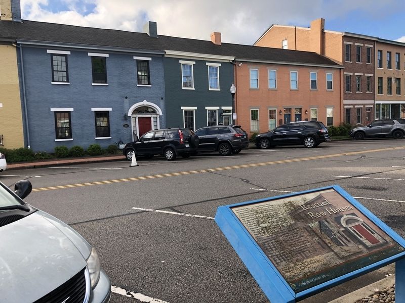 Rescued Row Houses Marker image. Click for full size.
