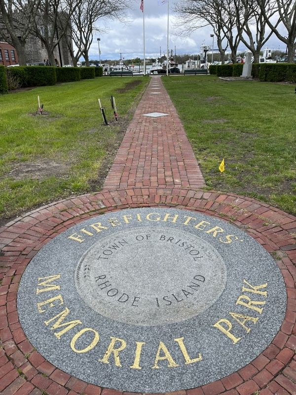 Firefighters' Memorial Park Marker image. Click for full size.