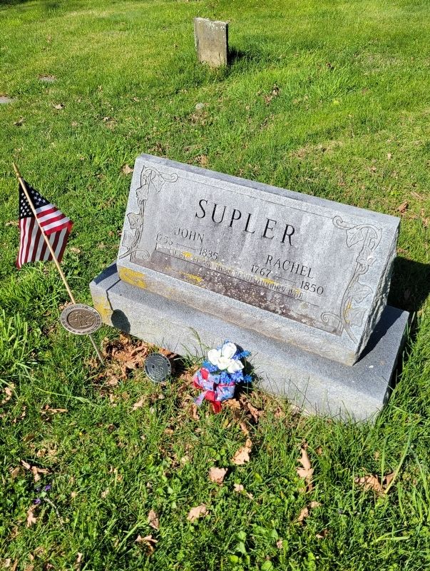 Grave of Revolutionary War Soldier<br>John Supler image. Click for full size.