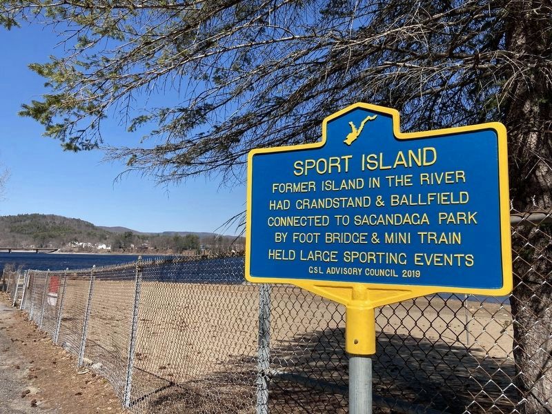 Sport Island Marker. Click for full size. Sport Island Marker image. Click for full size.