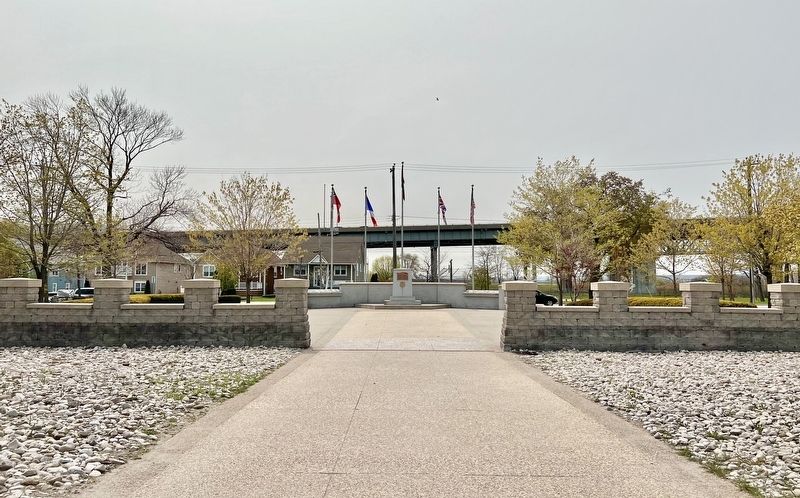 Dieppe Veterans Memorial Park image. Click for full size.