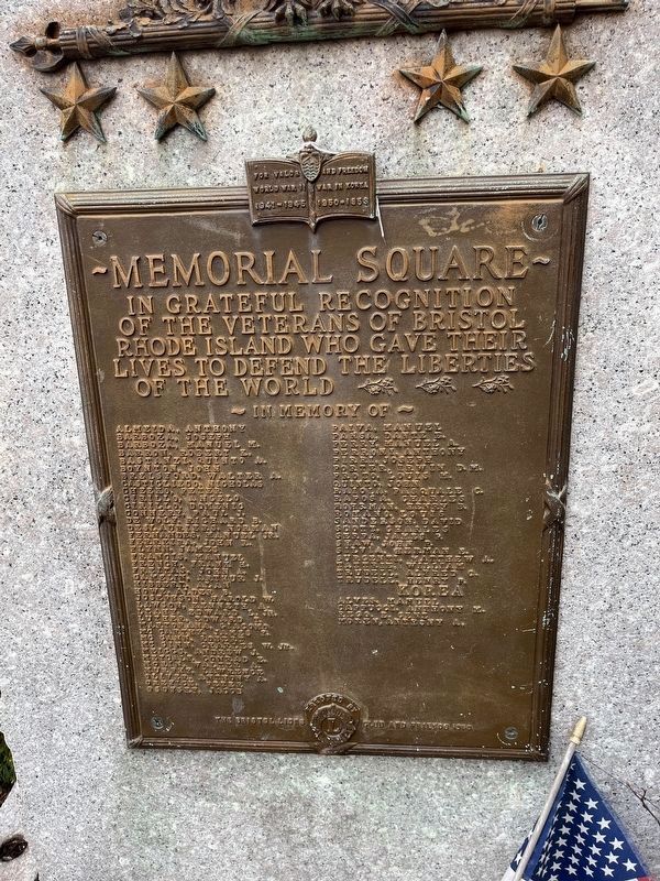 Memorial Square Marker image. Click for full size.