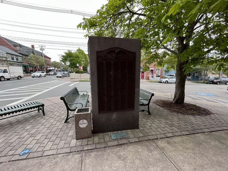 World War I Memorial side. Click for full size. World War I Memorial side image. Click for full size.