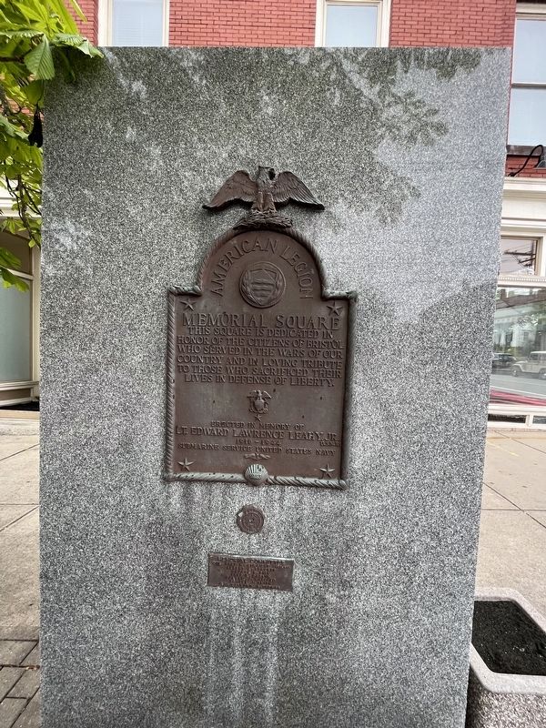 American Legion Memorial Square side. Click for full size. American Legion Memorial Square side image. Click for full size.