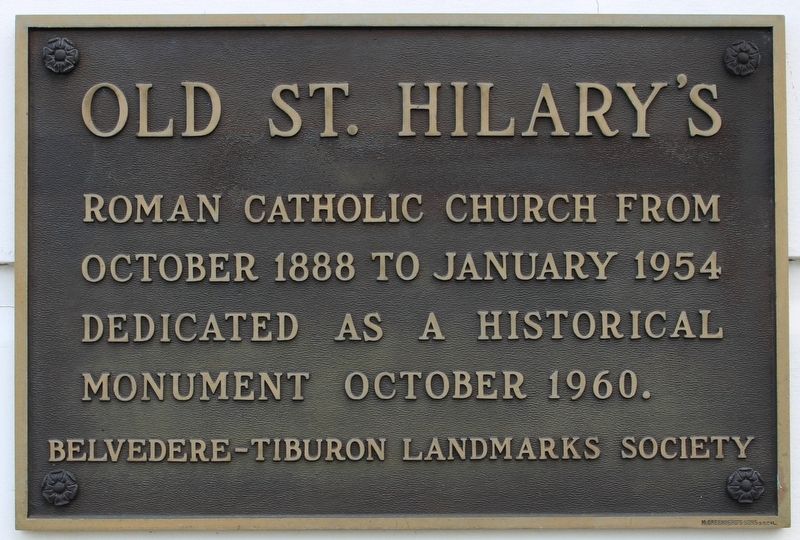 Old St. Hilary's Marker image. Click for full size.