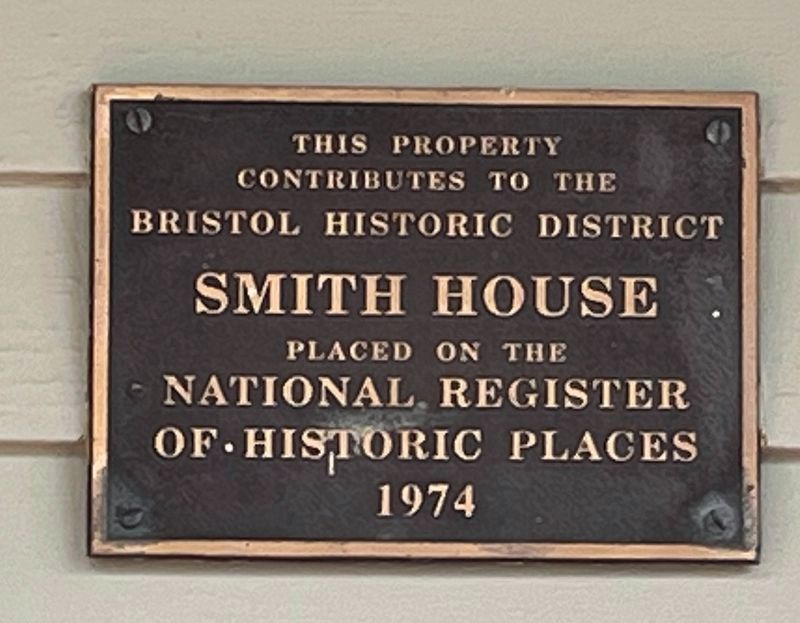Smith House Marker. Click for full size. Smith House Marker image. Click for full size.