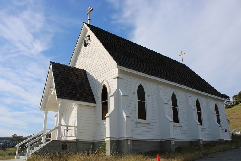 Old St. Hilary's & Markers image. Click for full size.