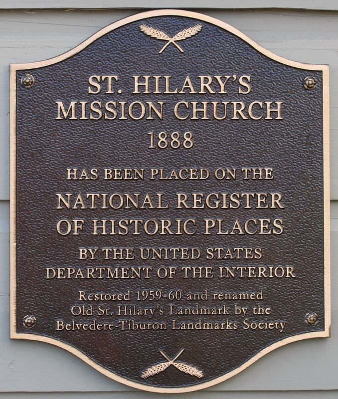 Old St. Hilary's Marker image. Click for full size.
