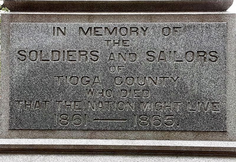 Soldiers and Sailors Memorial Dedication image. Click for full size.