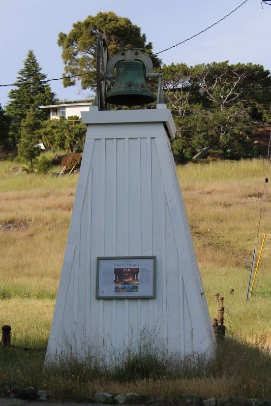 Old St. Hilary’s Bell & Marker. Click for full size. Old St. Hilary’s Bell & Marker image. Click for full size.
