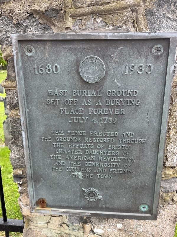 East Burial Ground Marker image. Click for full size.
