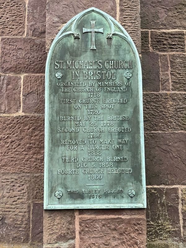 St. Michael's Church in Bristol Marker. Click for full size. St. Michael's Church in Bristol Marker image. Click for full size.