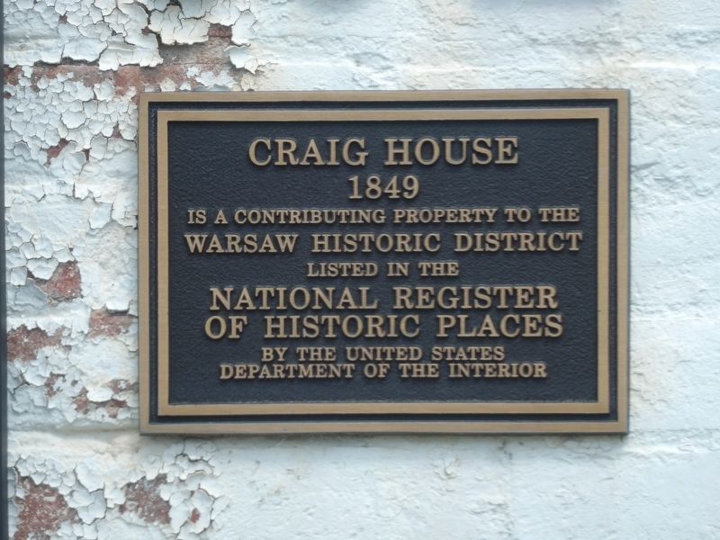 Craig House Marker image. Click for full size.