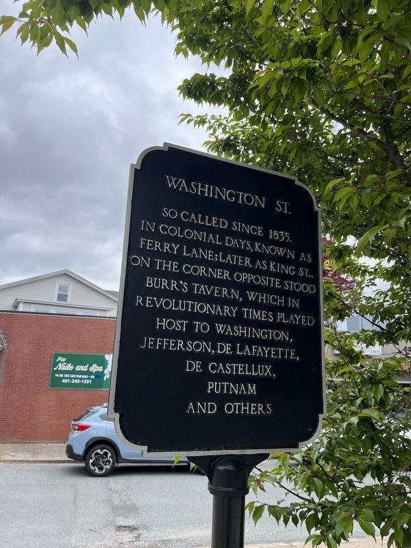 Washington St. Marker image. Click for full size.