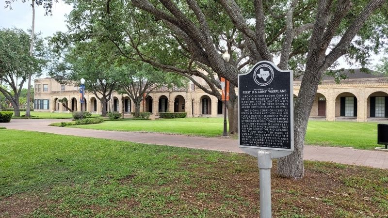 Launching Site of First U.S. Army Warplane Marker image. Click for full size.