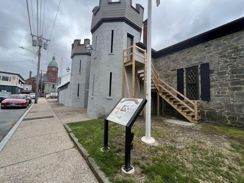 The Warren Armory Marker. Click for full size. The Warren Armory Marker image. Click for full size.