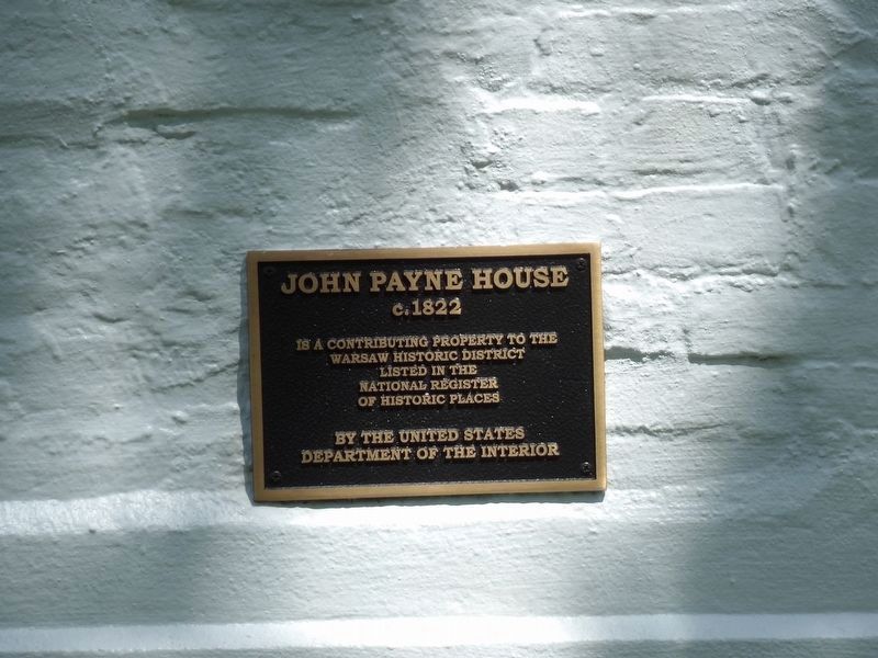 John Payne House Marker image. Click for full size.