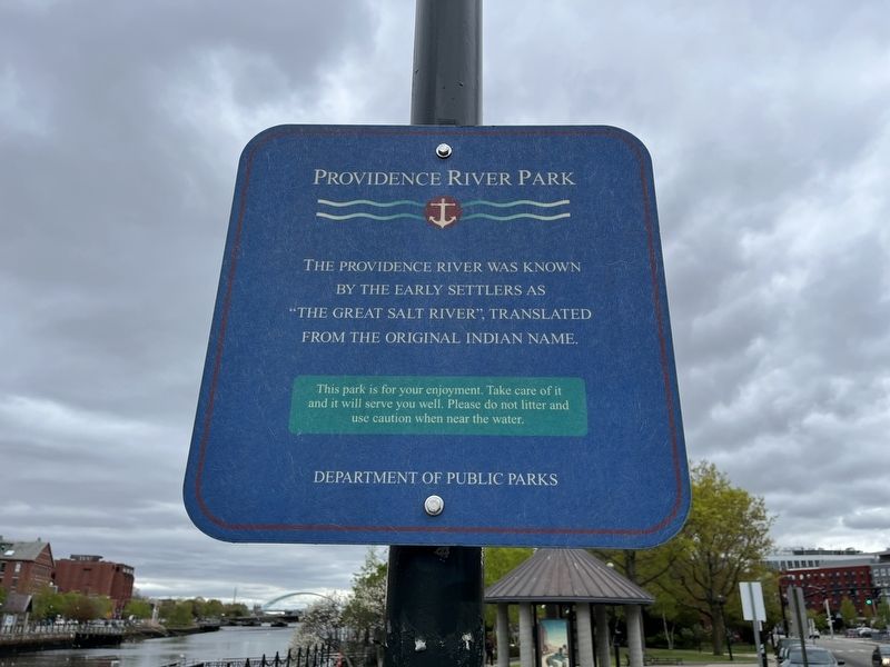 Providence River Park Marker image. Click for full size.
