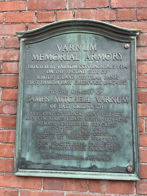 Varnum Memorial Armory Marker image. Click for full size.