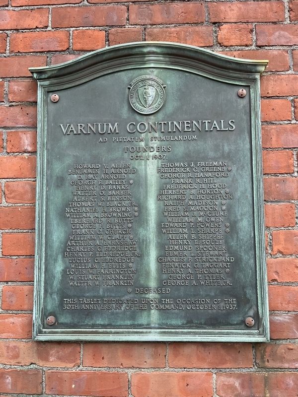 Varnum Continentals Marker image. Click for full size.