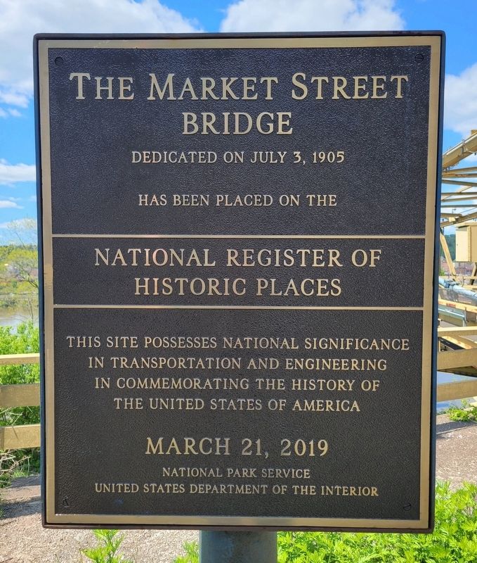 Market Street Bridge Marker image. Click for full size.