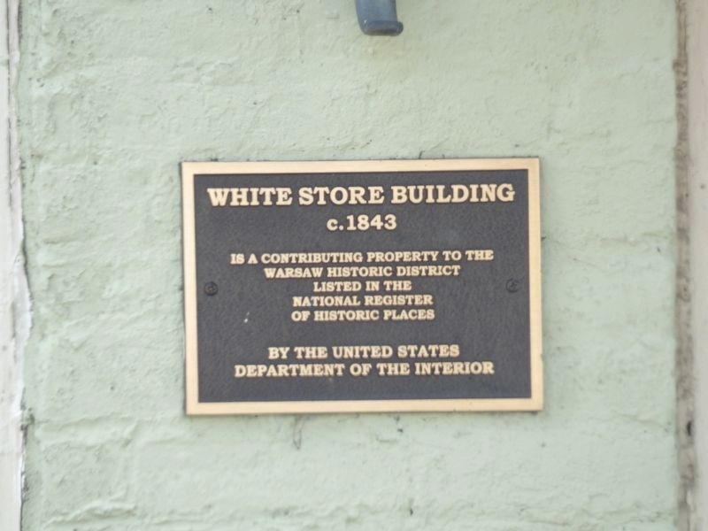 White Store Building Marker image. Click for full size.
