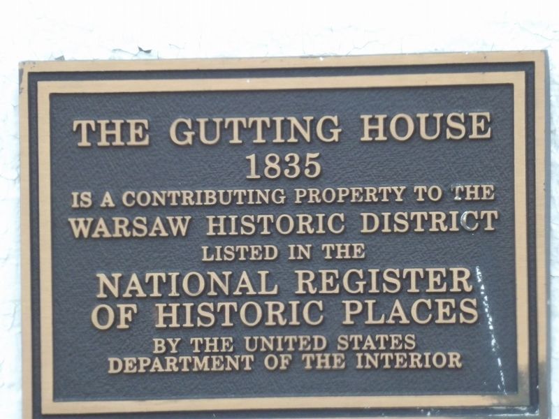 The Gutting House Marker image. Click for full size.