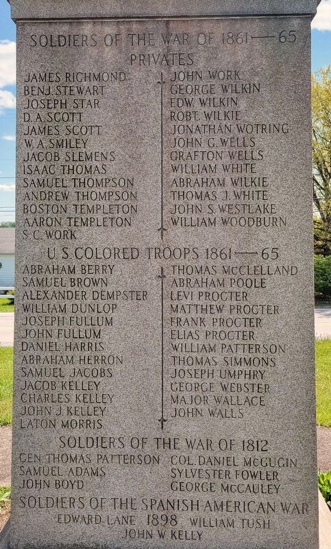West Middletown Soldiers Memorial image. Click for full size.
