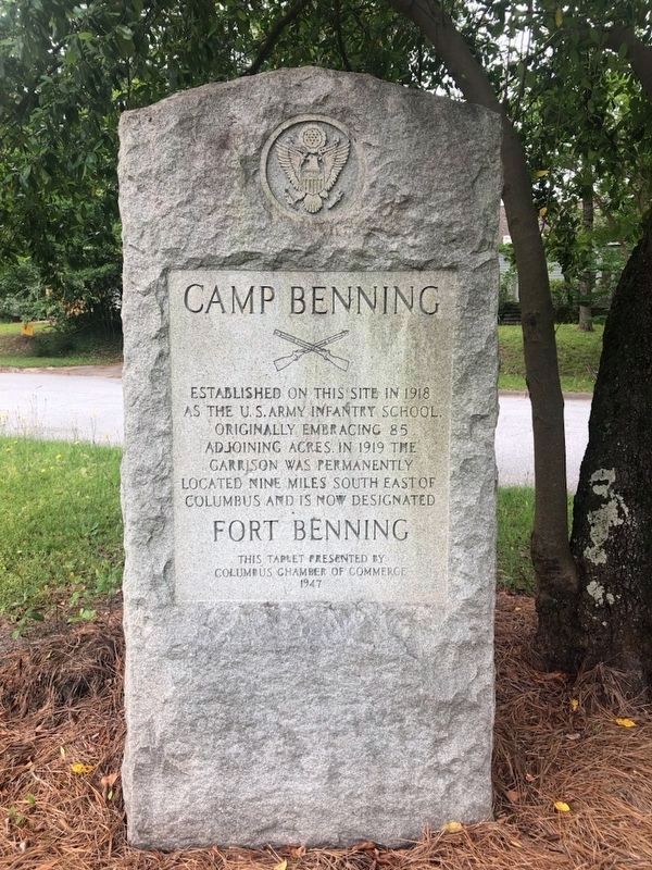 Camp Benning Marker image. Click for full size.